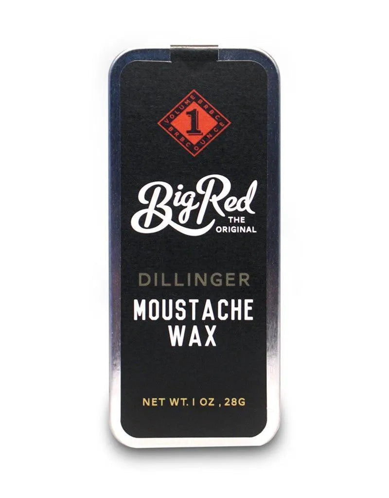 Big Red Moustache Wax - Dillinger - 1 oz.