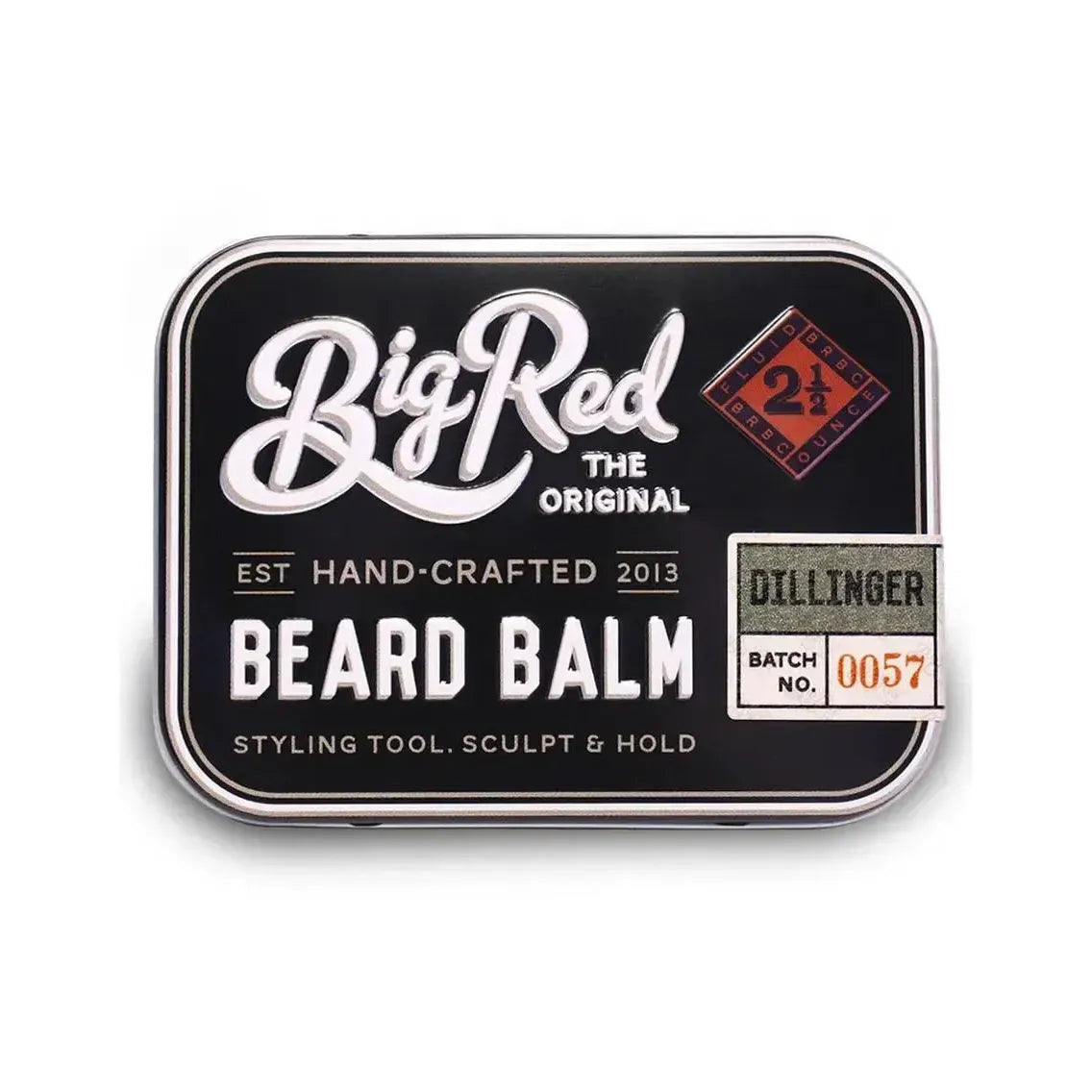 Big Red Beard Balm - Dillinger - 2.5 oz. Tin