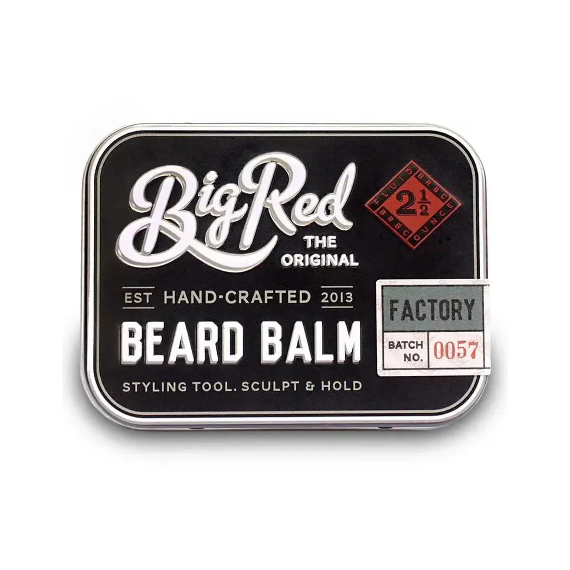 Big Red Beard Balm - Factory - 2.5 oz. Tin