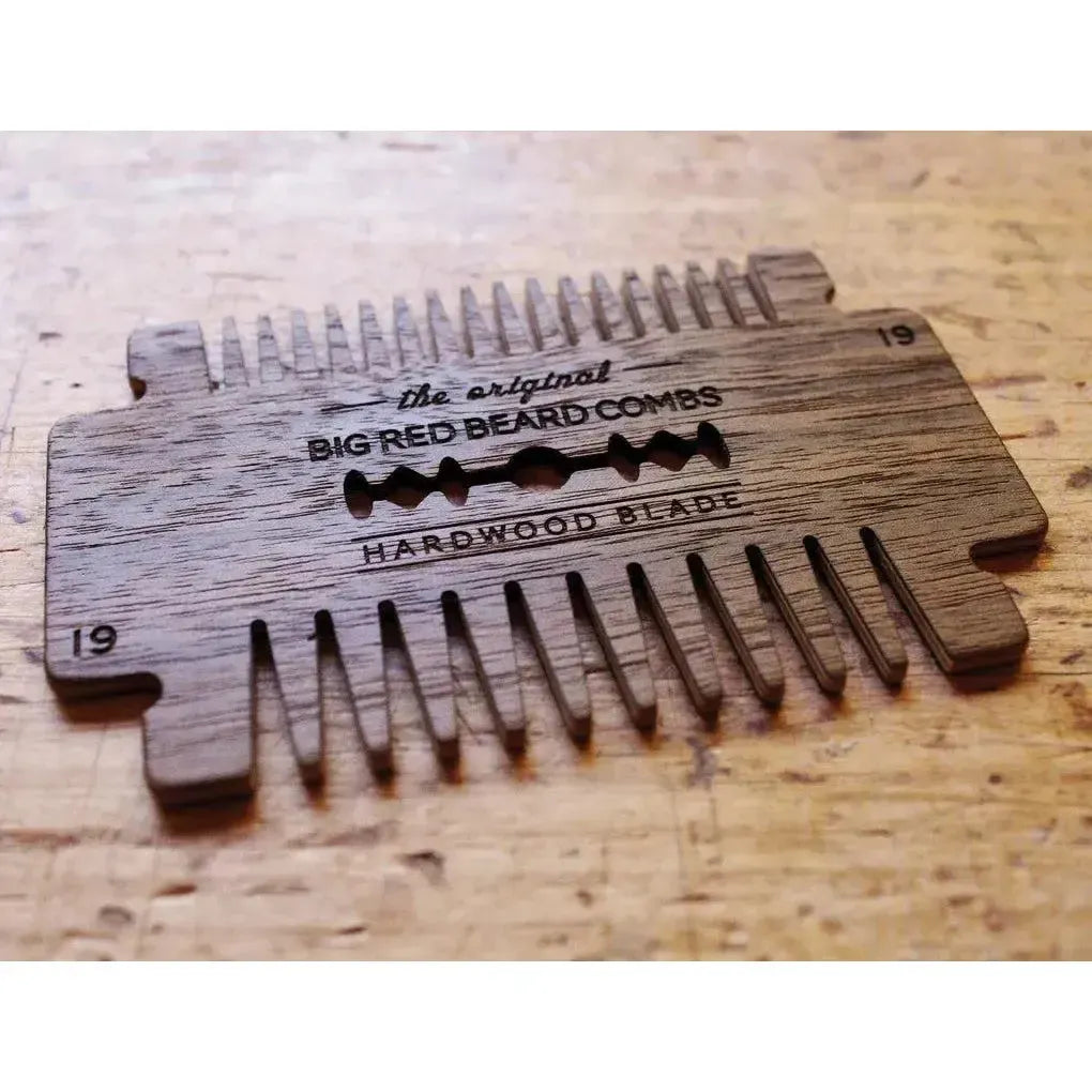 Big Red Beard Comb No. 16 Hardwood Blade