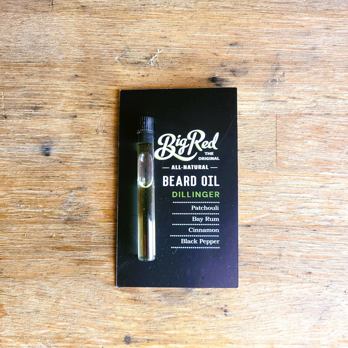 Big Red Beard Oil Sample - Dillinger - 0.23 oz.