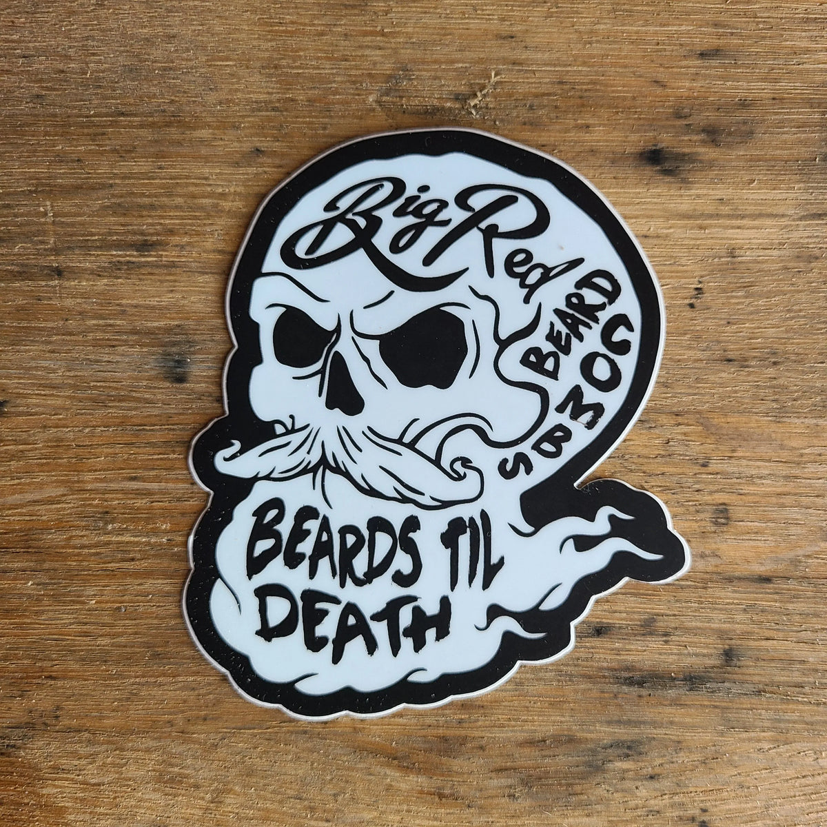 Big Red Beard Stickers - Beards Til Death