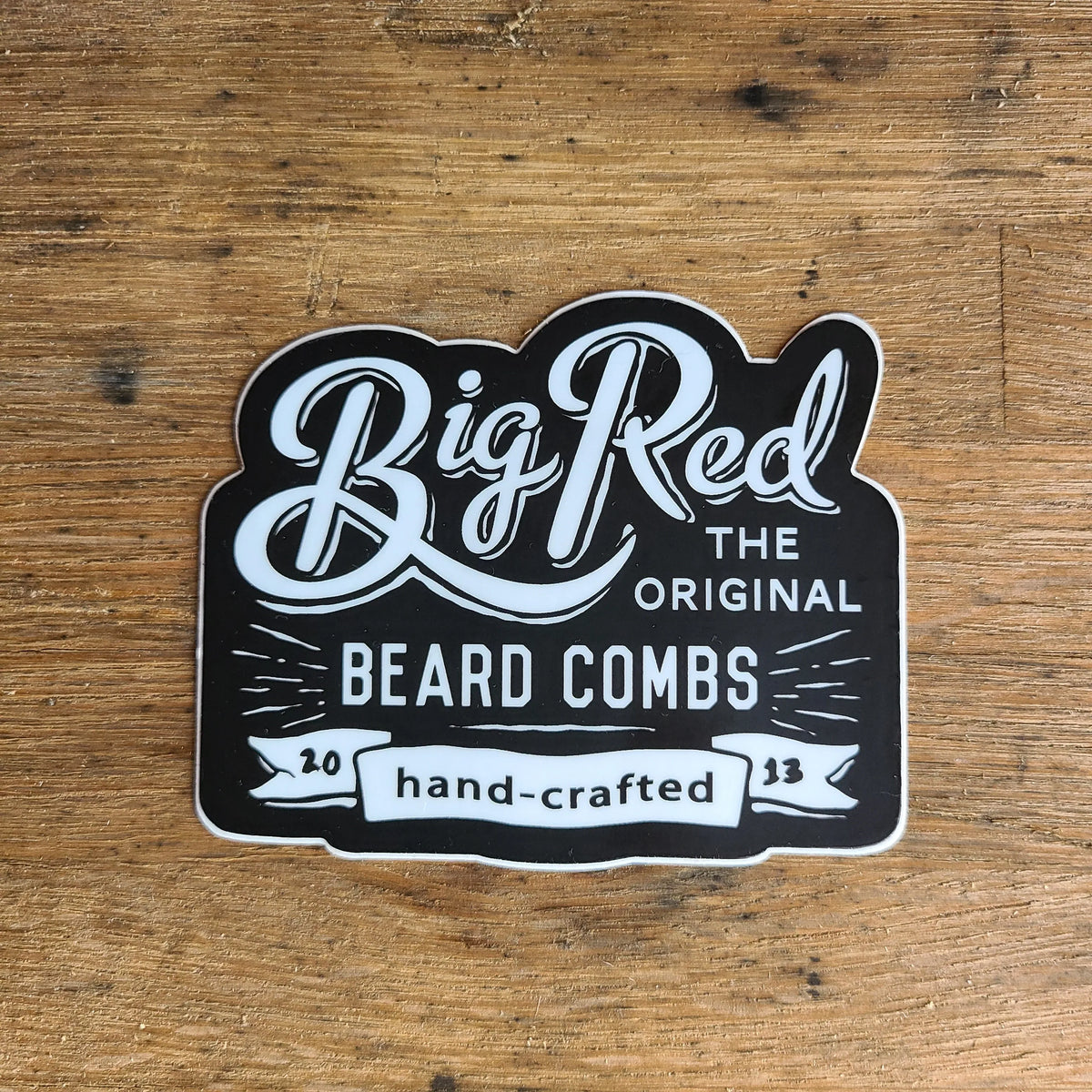 Big Red Beard Stickers - Script Logo