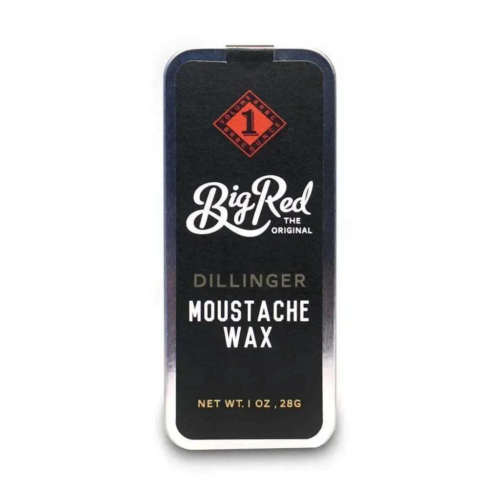 Big Red Moustache Wax - Dillinger - 1 oz.