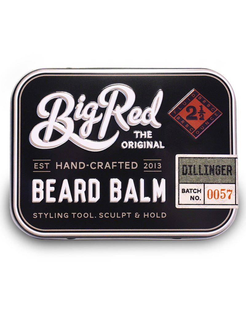 Big Red Beard Balm - Dillinger - 2.5 oz. Tin