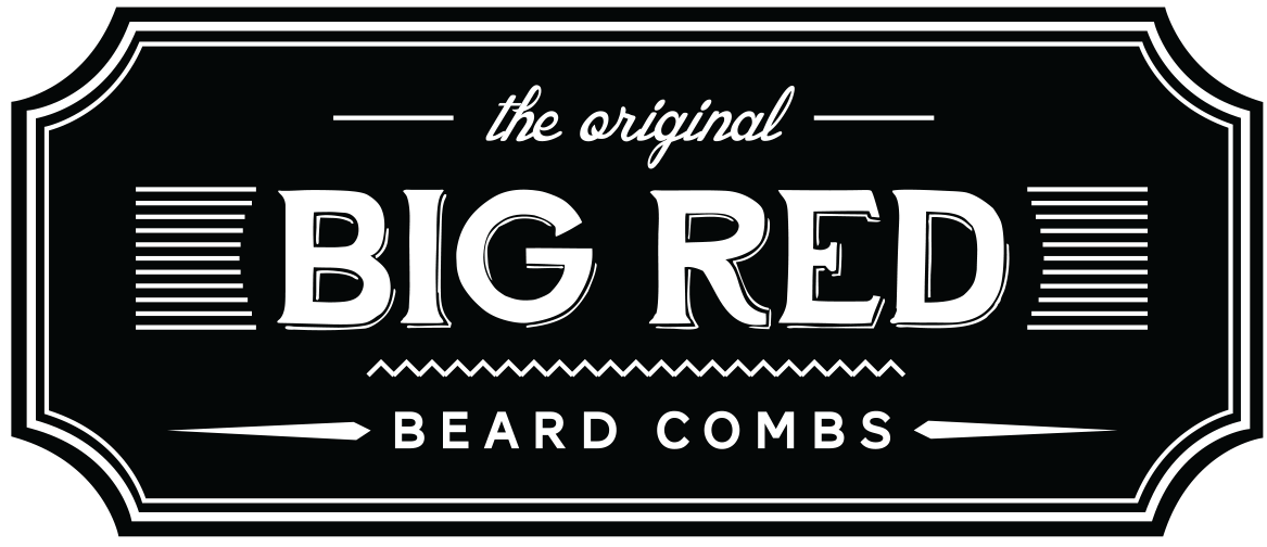 Big Red Beard Stickers - Big Red Badge