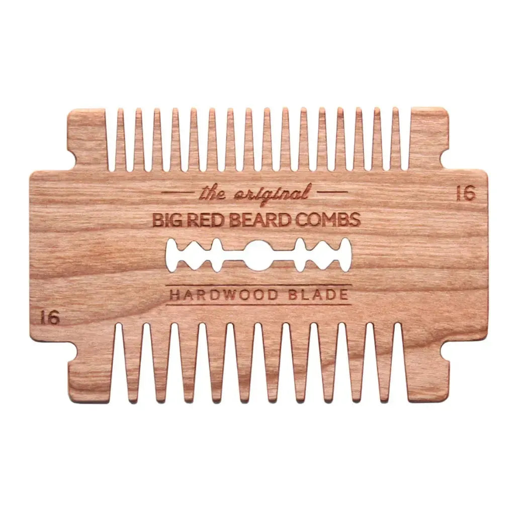 Big Red Beard Comb No. 16 Hardwood Blade