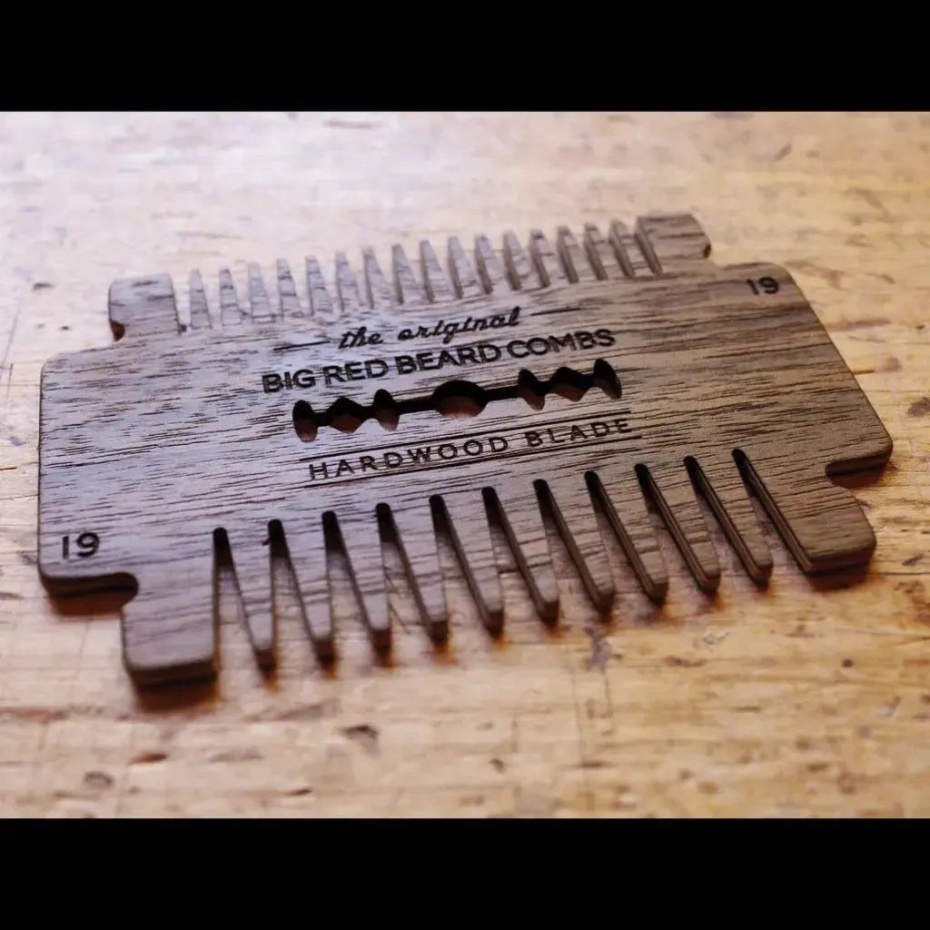 Big Red Beard Comb No. 16 Hardwood Blade
