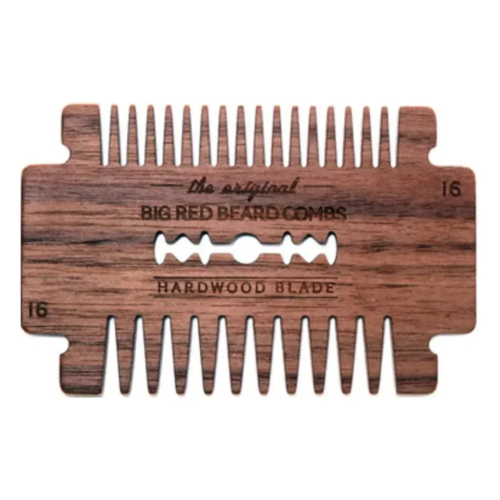 Big Red Beard Comb No. 16 Hardwood Blade