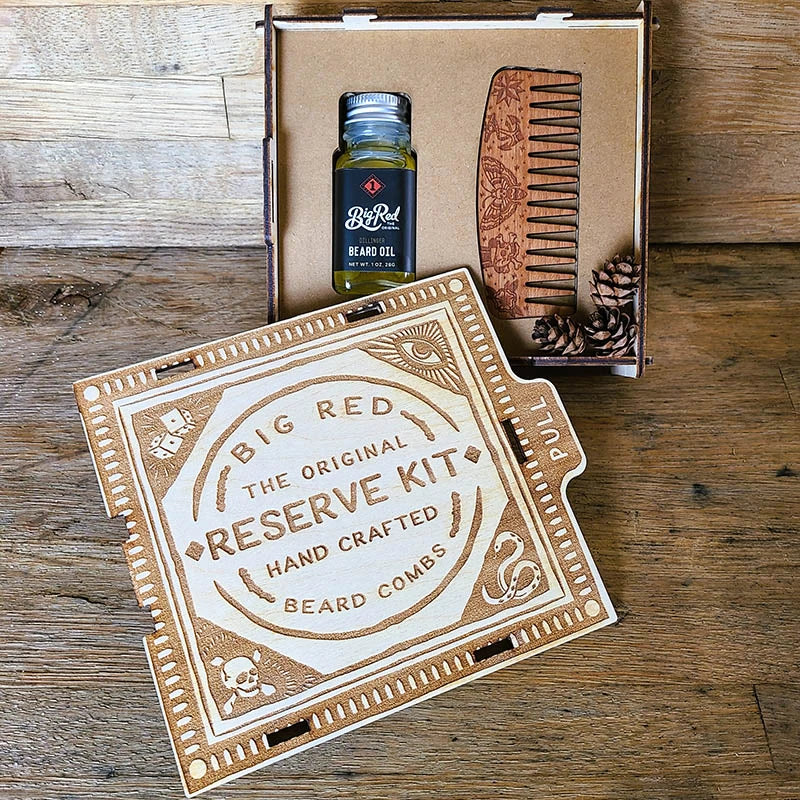 Big Red Beard Combs - Reserve Kit Special Edition